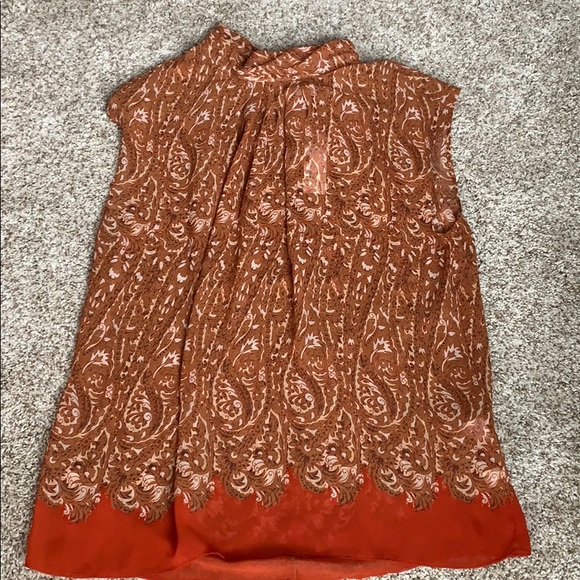 🛍 NY & Co sleeveless blouse. NWT - Picture 1 of 5